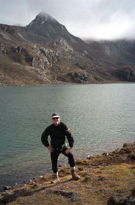 14 Jerome Ryan Next To Lake At Camp Below Shao La Tibet